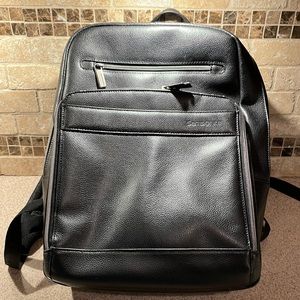 Samsonite leather laptop backpack